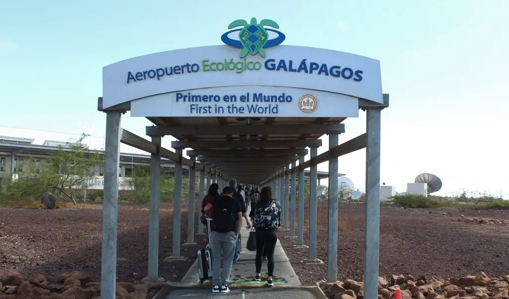 Seymur de Baltra Airport in Galapagos