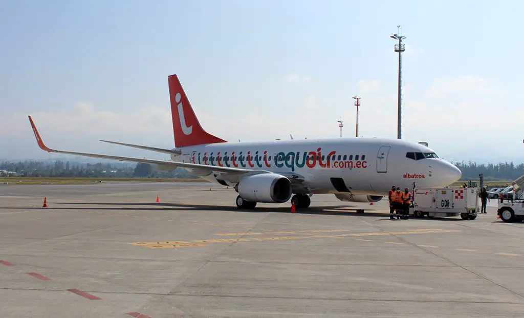 EquAir voos estaduais quito guayaquil cuenca galápagos baltra san cristobal