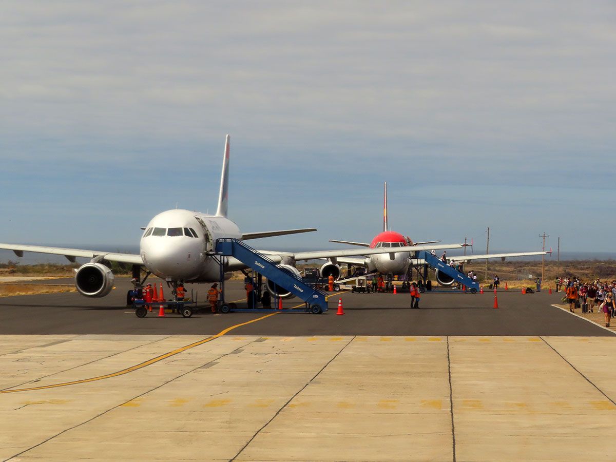 aerolineas volando a galapagos baltra san cristobal