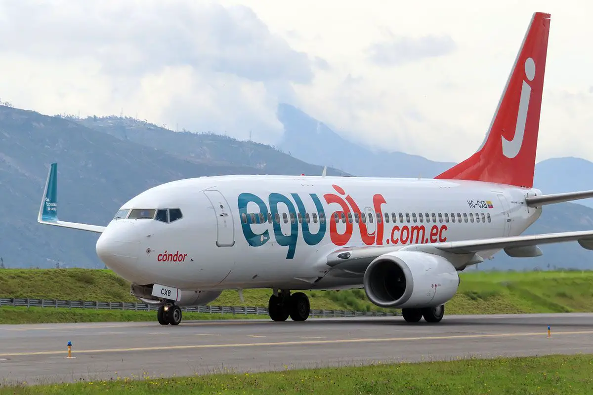 Primer aniversario de vuelos de Equair EquAir primer aniversario vuelos operaciones vuelo quito guayaquil baltra san cristobal galapagos manta coca cuenca