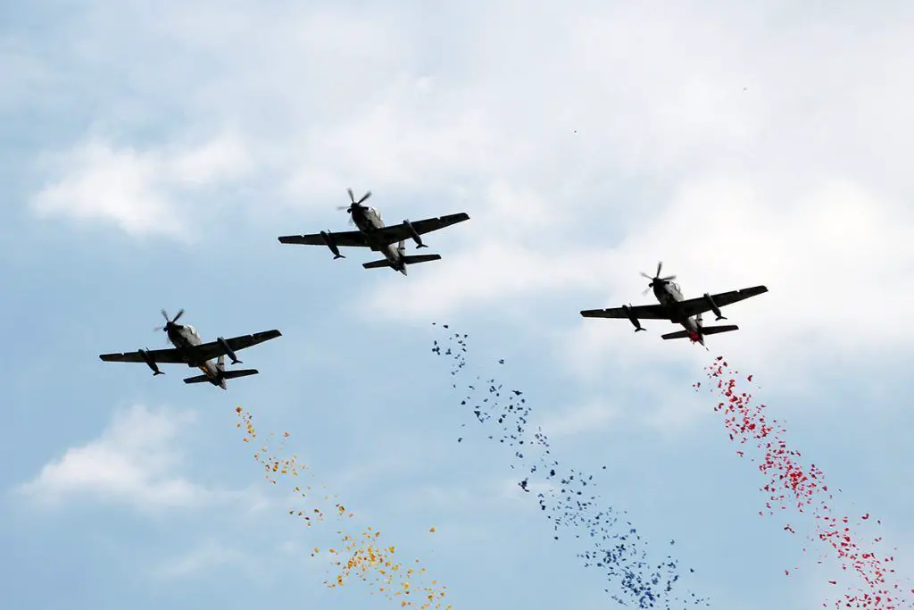 Feria Bicentenario 2022 antiguo aeropuerto de quito parque fae fuerza aerea ecuatoriana desfile