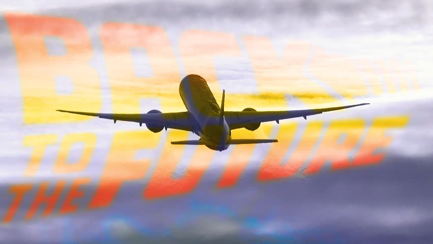 los aviones viajan en el tiempo