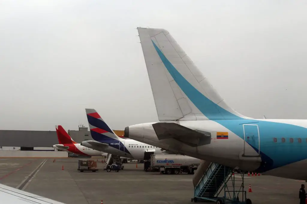 fleet 2019 of Ecuadorian airlines