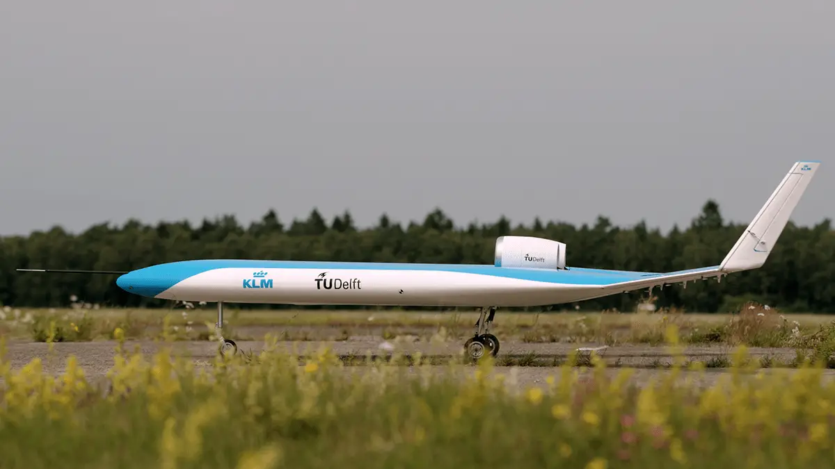 KLM realiza primer vuelo de su avión Flying-V KLM Flying-V avion de prueba eficiente