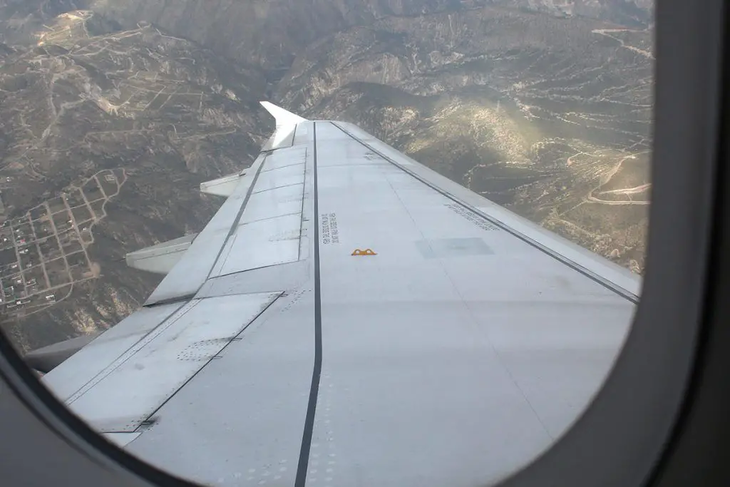 Yellow aircraft wings hooks hook