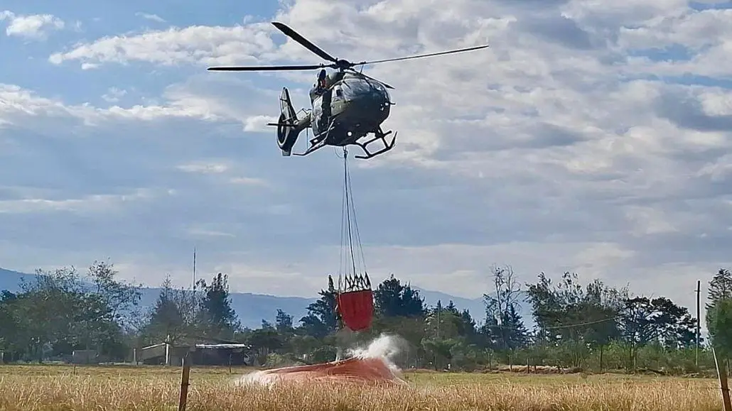 helicopteros misiones mision contraindencios incendios forestales aeronaves H145 Mi-17 FAE FAP FAC Fuerza Aerea Colombiana Fuerza Aerea Peruana Fuerza Aerea Ecuatoriana