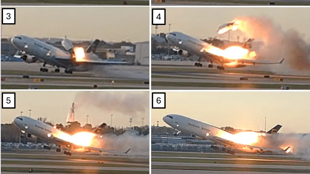 informe preliminar accidente aereo UPS MD-11F NTSB FAA investigacion resultados