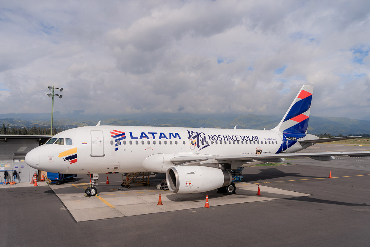 LATAM Ecuador presenta el avión de La Tri latam avión la tri ecuador selección