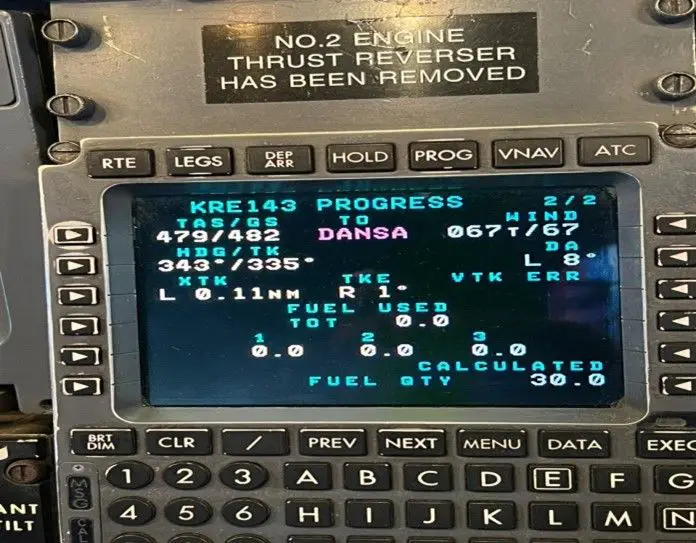 fms cabina aviones informacion velocidad indicador calculo formula