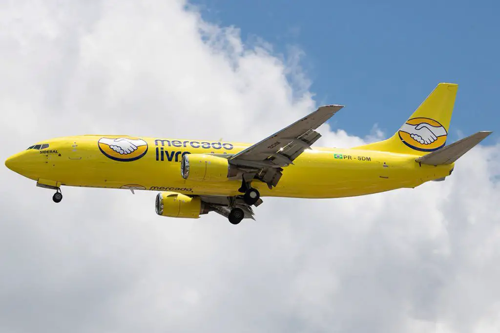 frota de aviões cargueiros do mercado livre