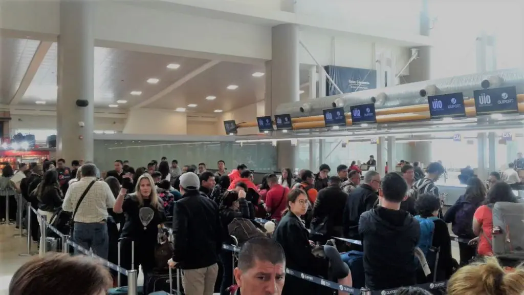 Paro Nacional en Ecuador vuelos aeropuertos aerolineas