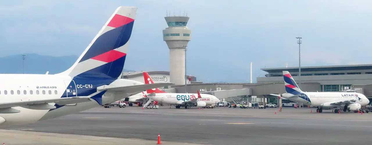 Passagiere Ecuador 2022 Flughäfen Quito Guayaquil Cuenca Manta Coca Flüge Fluggesellschaften Statistikdaten