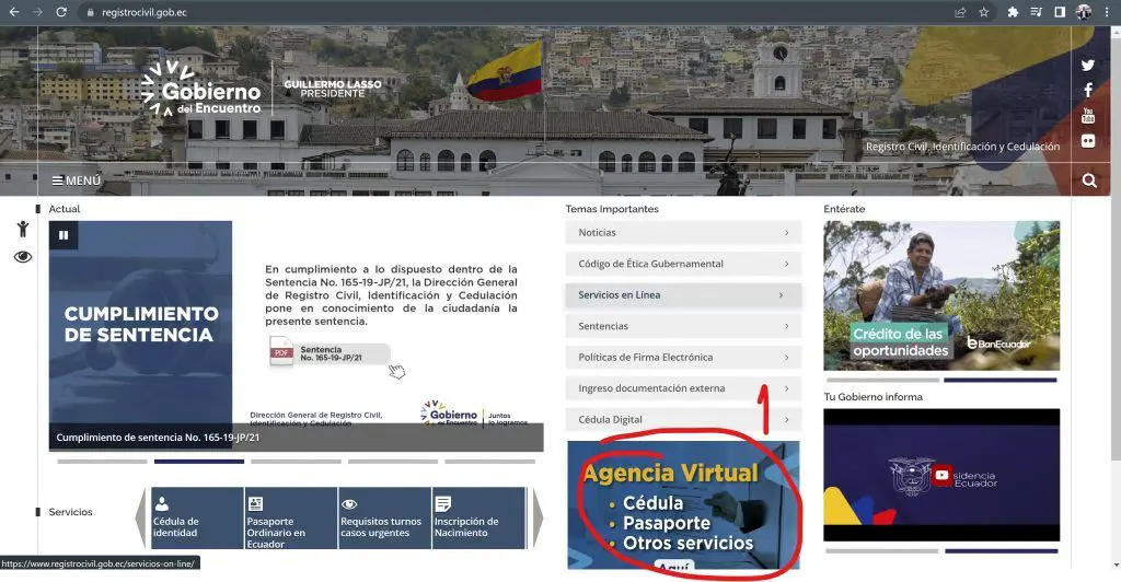 renovar pasaporte ecuador