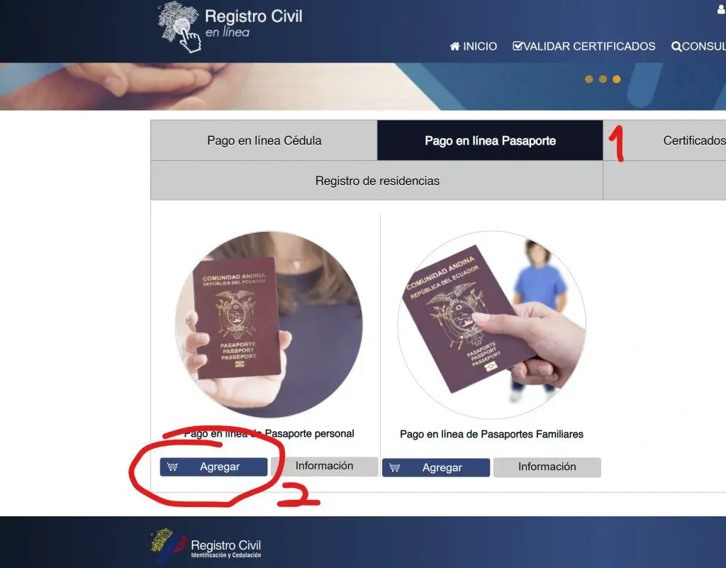 renovar pasaporte ecuador