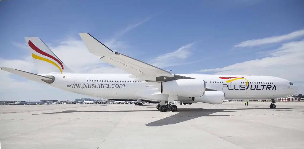 Plus Ultra already sells the route from Madrid to Quito and Guayaquil