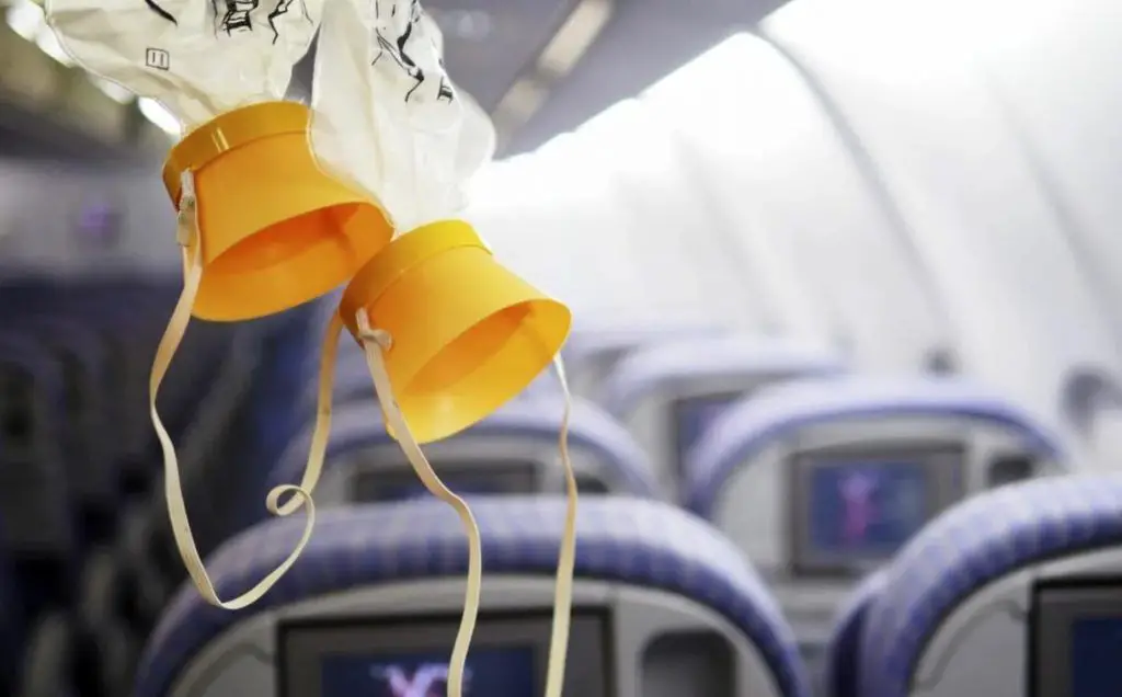 avion de pressurisation masque d'avion masque à oxygène système d'exploitation