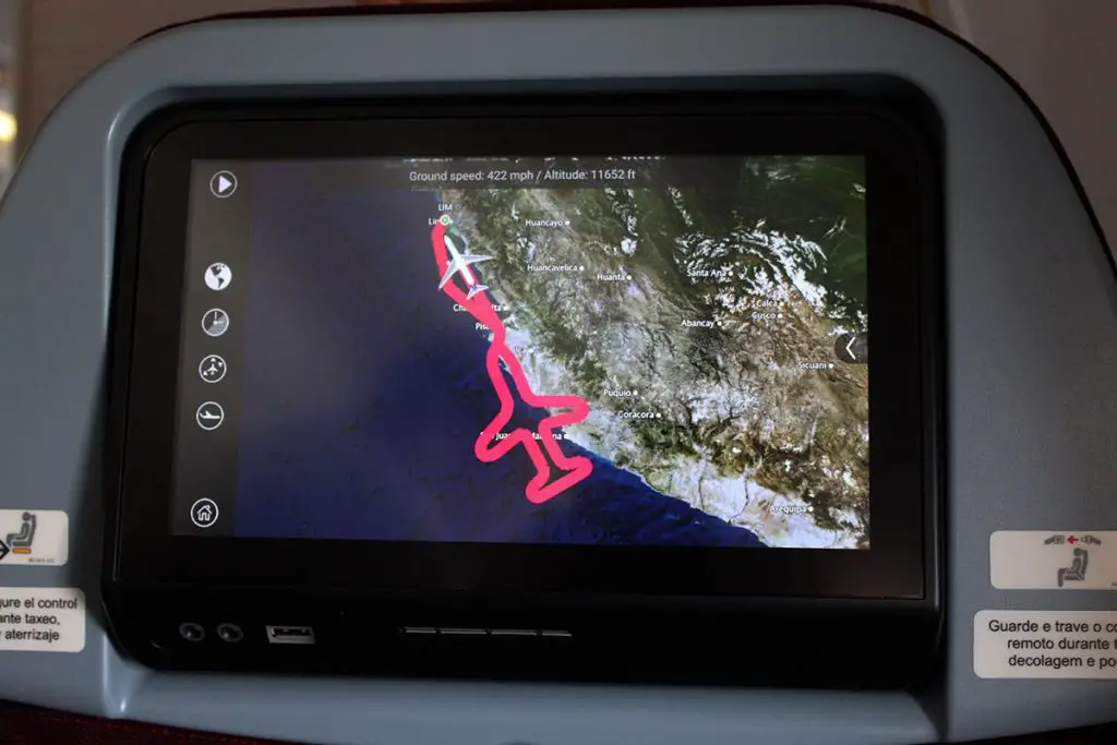 primer dibujo aéreo de suramericana