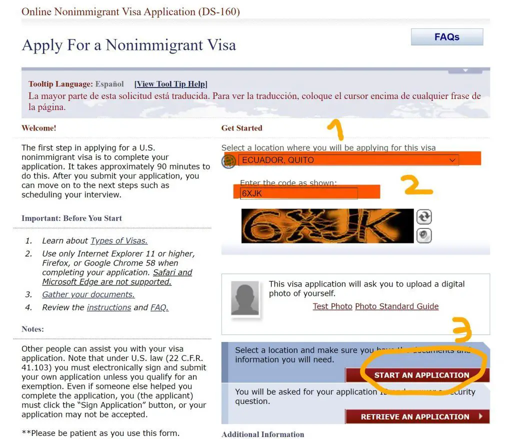proceso renovacion visa estados unidos