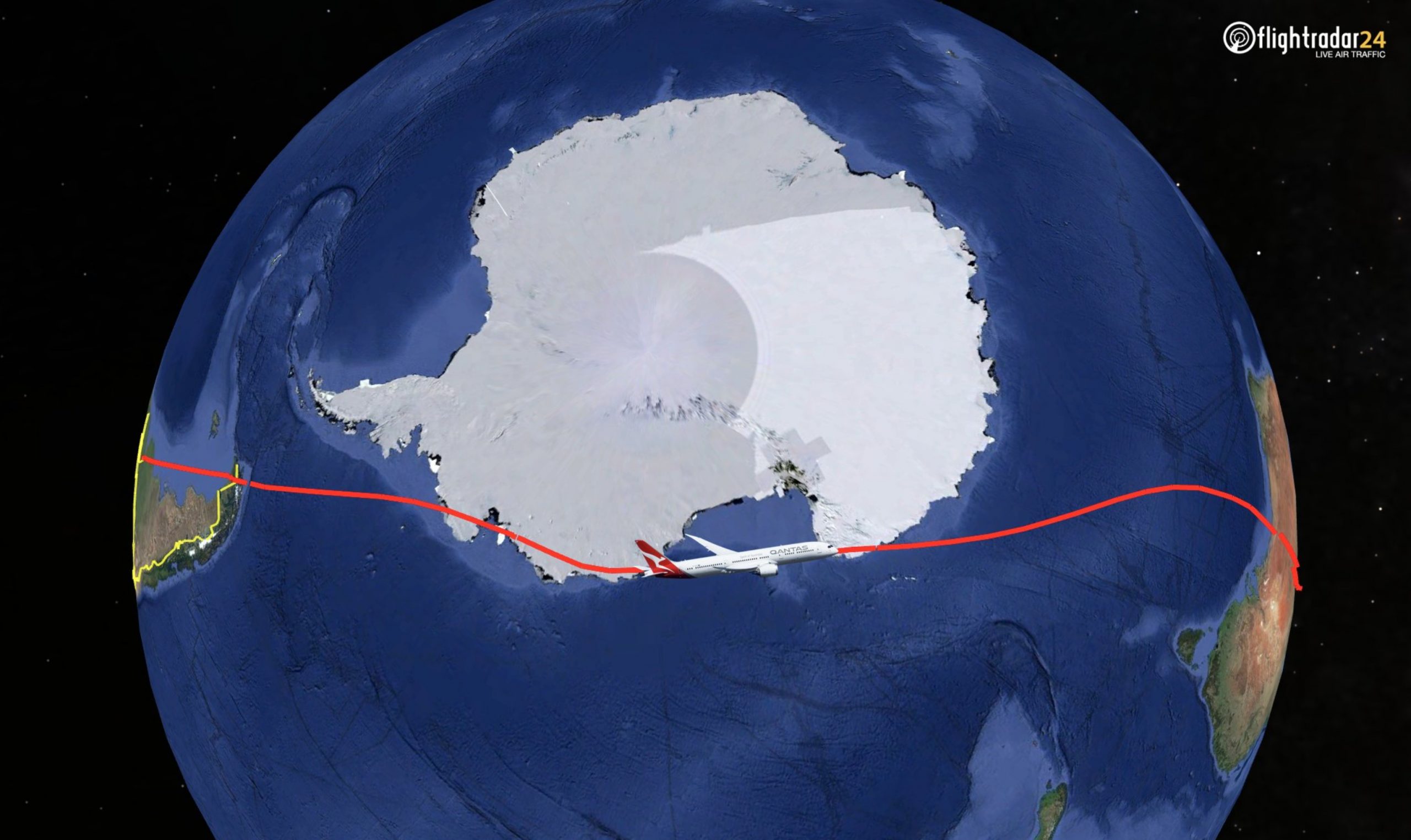 Qantas hizo el vuelo más largo de su historia Qantas vuelo más largo de su historia