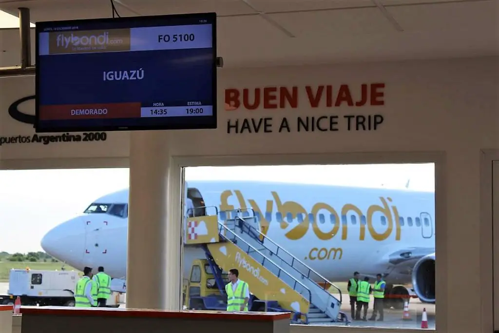 low cost with Flybondi to Iguazú