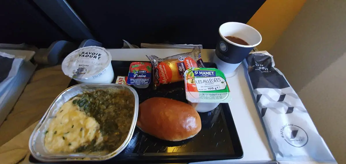 servicio de comida air france