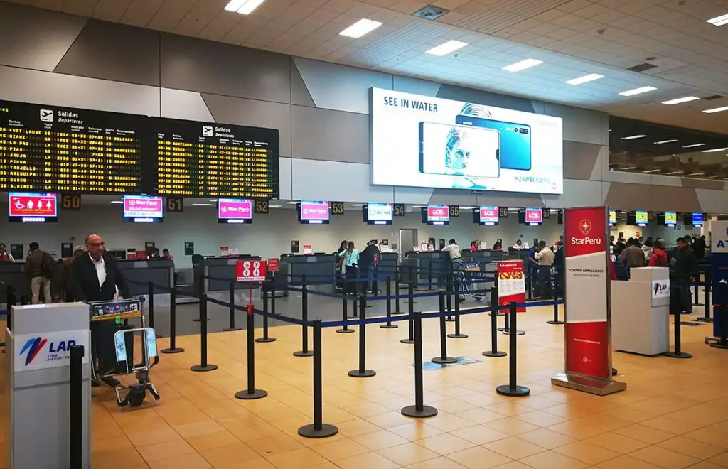 requisitos para entrar no peru voos internacionais por via aérea