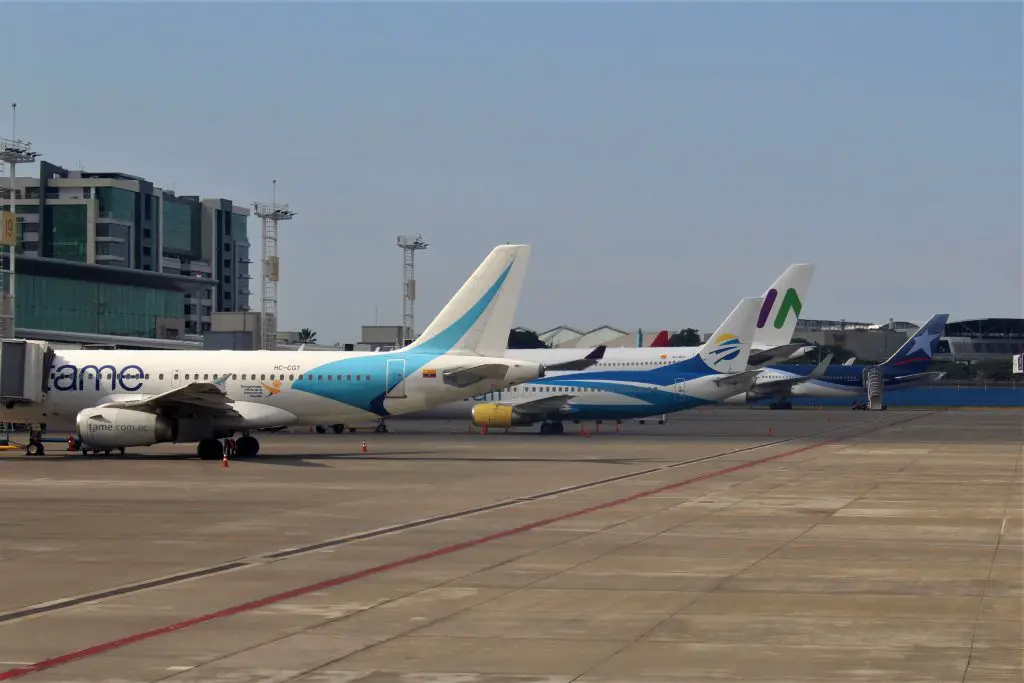 rutas internacionales de Ecuador