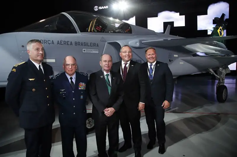 Gripen E de la Fuerza Aérea Brasileña F-39