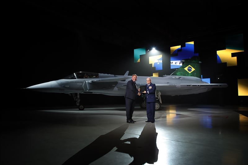Gripen E de la Fuerza Aérea Brasileña F-39
