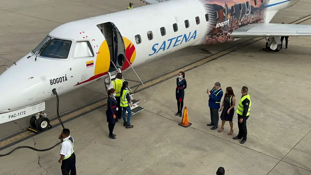 Satena inició vuelos entre Bogotá y Caracas satena bogotá caracas vuelos ruta destinos venezuela bogota vuelo horarios costo