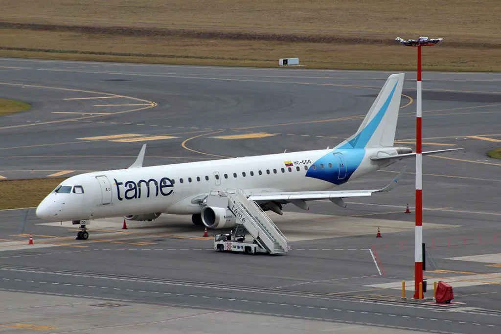 venta aeronaves tame ep embraer 190 atr 42-500 venta publica internacional nacional