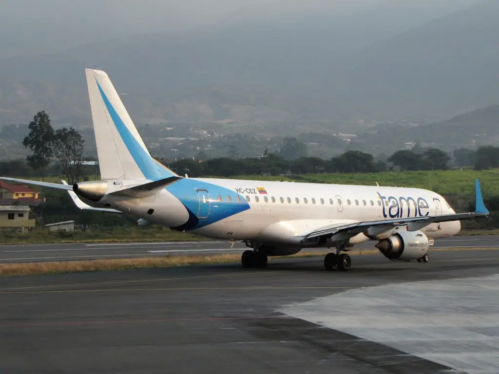 Tame EP no deja de volar a Loja ATR42 Aeroregional