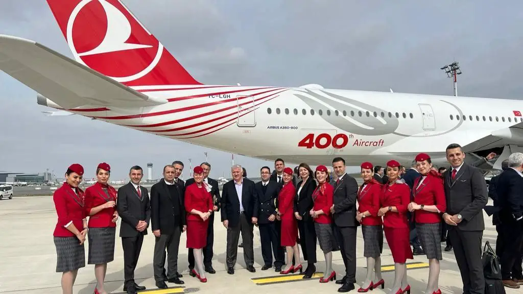 Turkish Airlines recibe su avión 400 turkish airlines avion 400 flota aviones vuelos rutas turquia