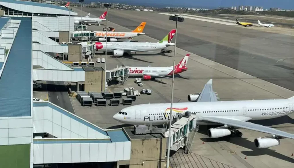 colombia venezuela vuelo vuelos rutas autorizadas destinos caracas maiquetia barcelona valencia Barranquilla Medellin Bogotá