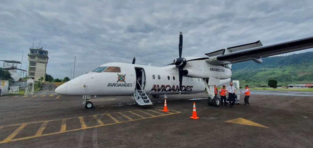 Vuelos Quito Lago agrio aeropuerto costo horarios frecuencias avioandes aerolinea
